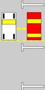 Bočno parkiranje - korak 1